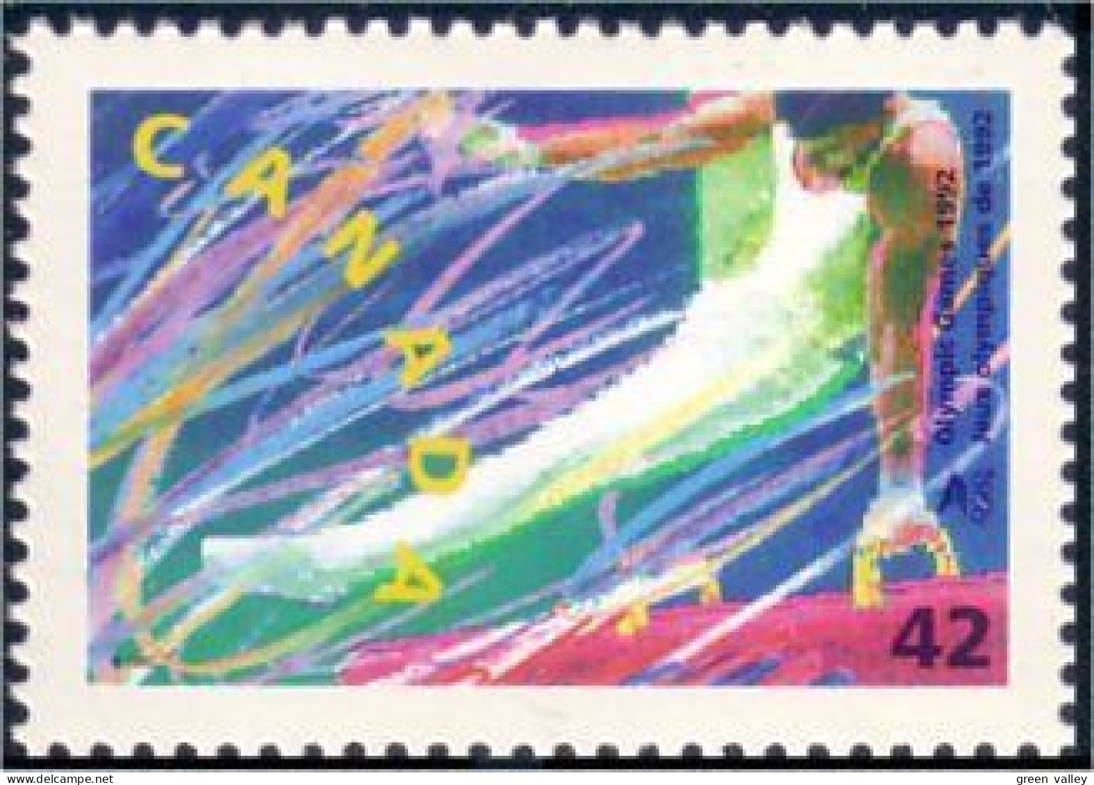 Canada Barcelone Gymnastique Gymnastics MNH ** Neuf SC (C14-14a) - Unused Stamps