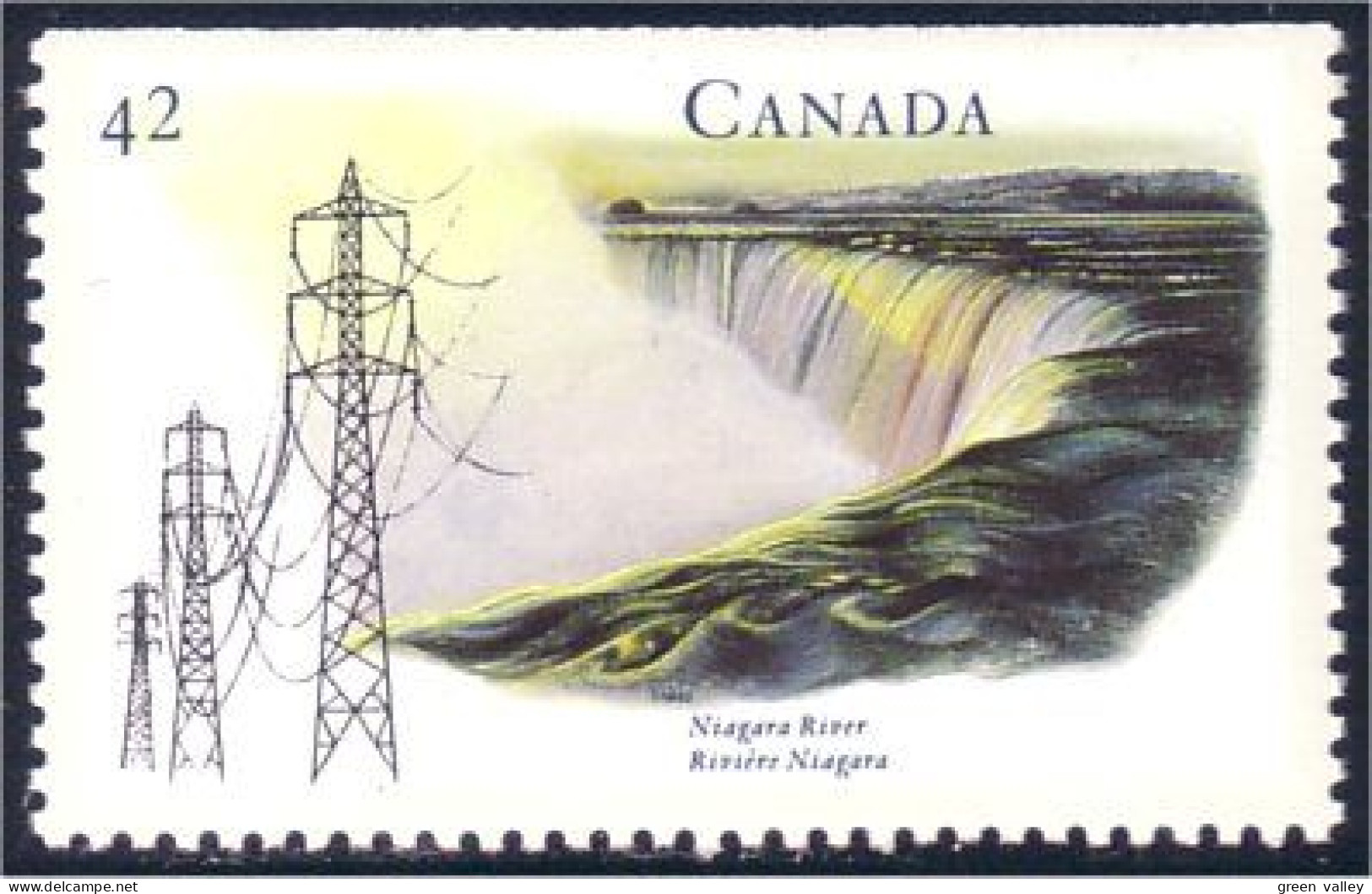Canada Electricite Hydro Power Eliot River MNH ** Neuf SC (C14-11hb) - Elettricità