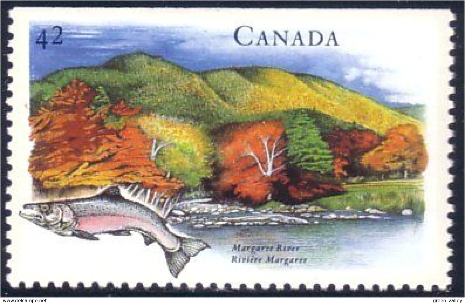 Canada Saumon Salmon Margaree River MNH ** Neuf SC (C14-08ha) - Unused Stamps