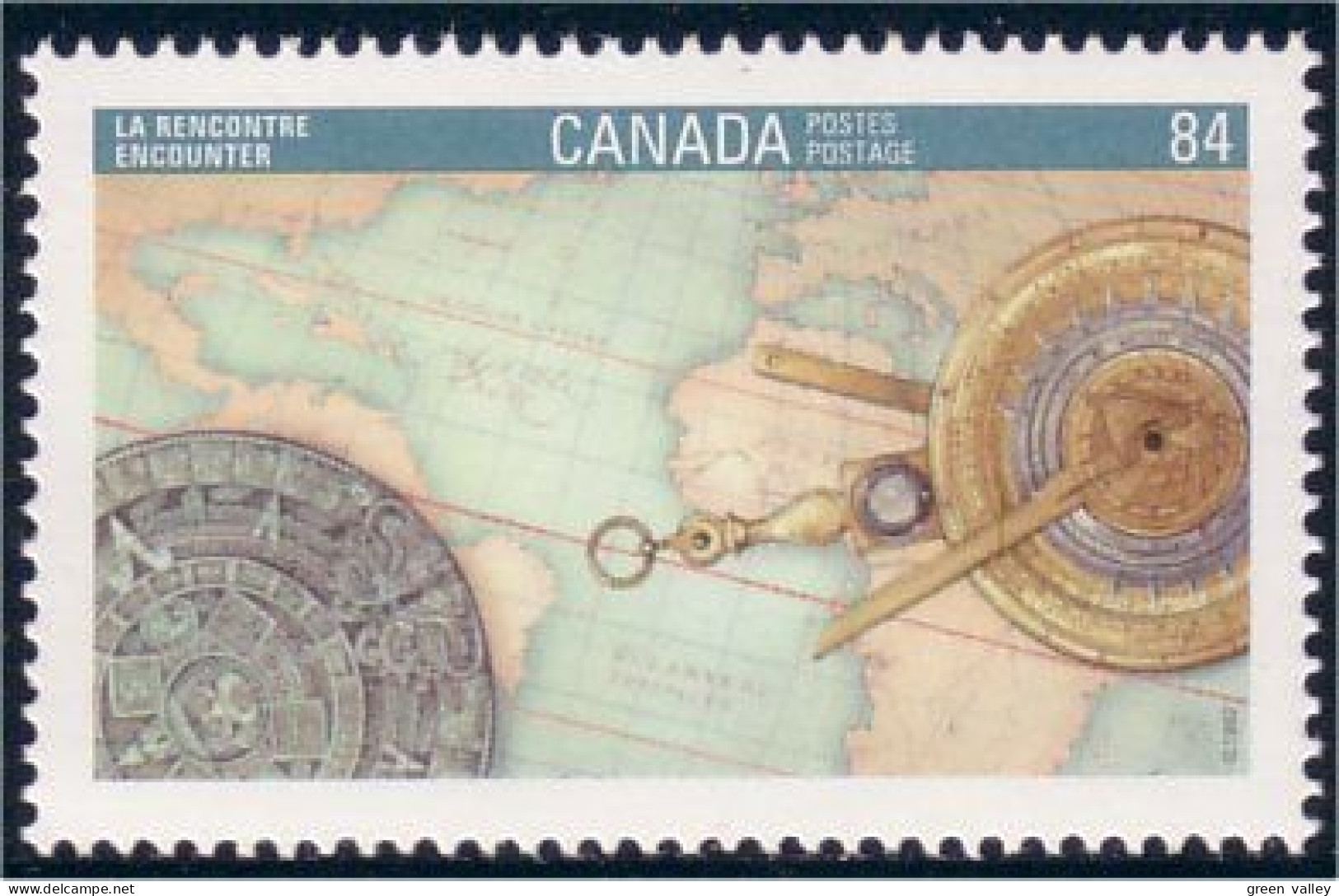 Canada Expo Canada 92 Colomb Columbus MNH ** Neuf SC (C14-07b) - Expositions Philatéliques