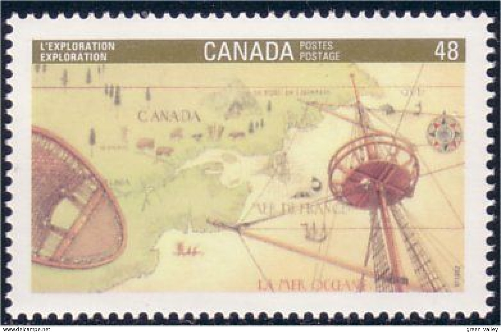 Canada Expo Canada 92 Cartier MNH ** Neuf SC (C14-06a) - Unused Stamps