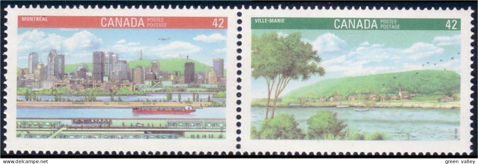 Canada Expo Canada 92 Montreal Ville-Marie MNH ** Neuf SC (C14-05ab) - Briefmarkenausstellungen