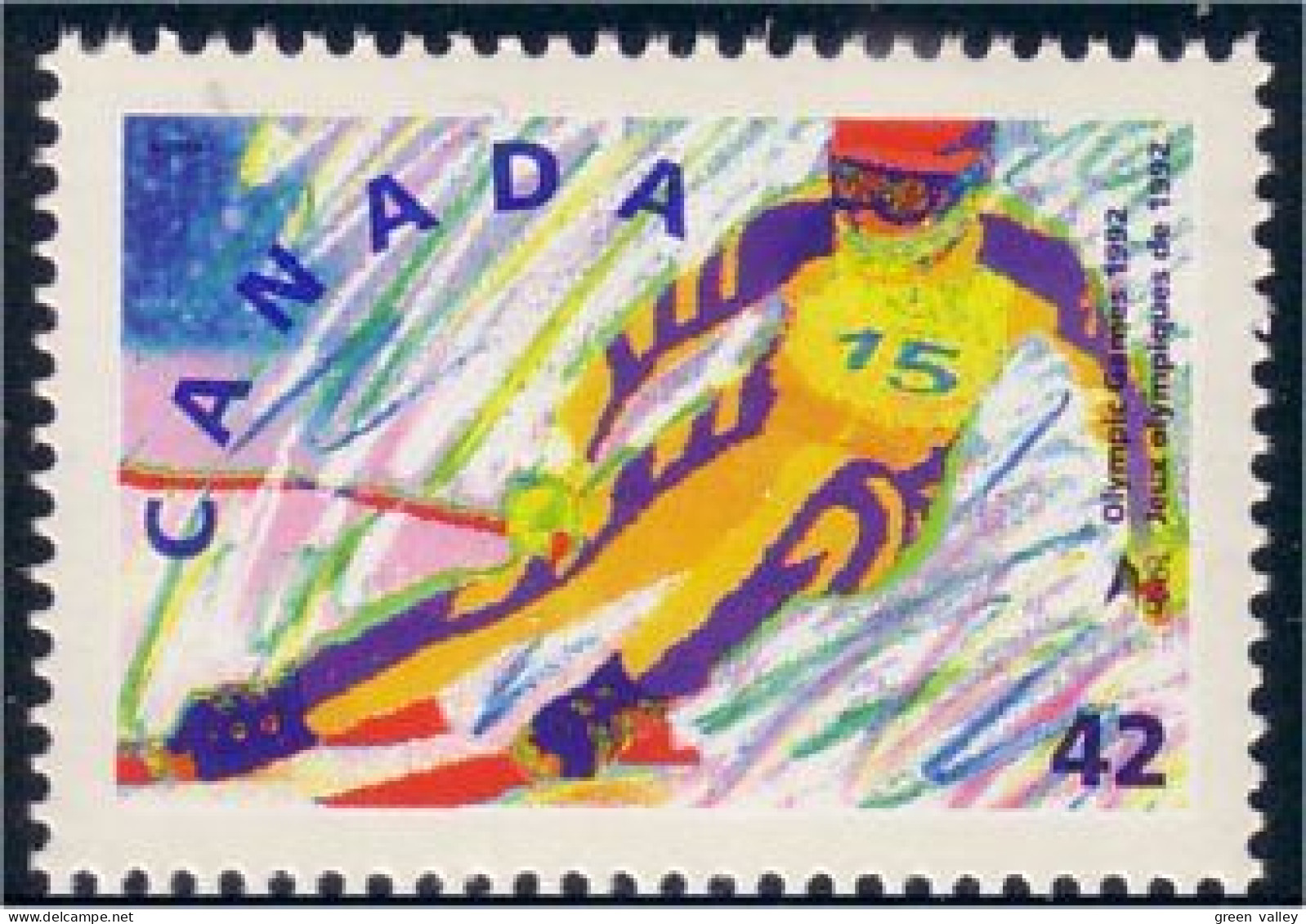 Canada Ski Slalom Albertville MNH ** Neuf SC (C14-03a) - Neufs