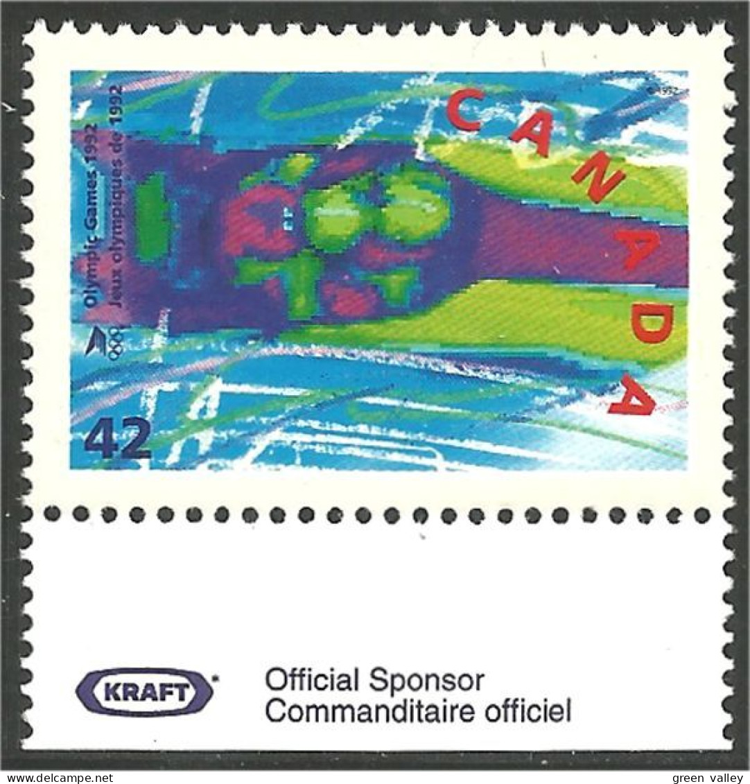 Canada Bobsleigh Albertville KRAFT Official Sponsor MNH ** Neuf SC (C14-02a) - Nuevos