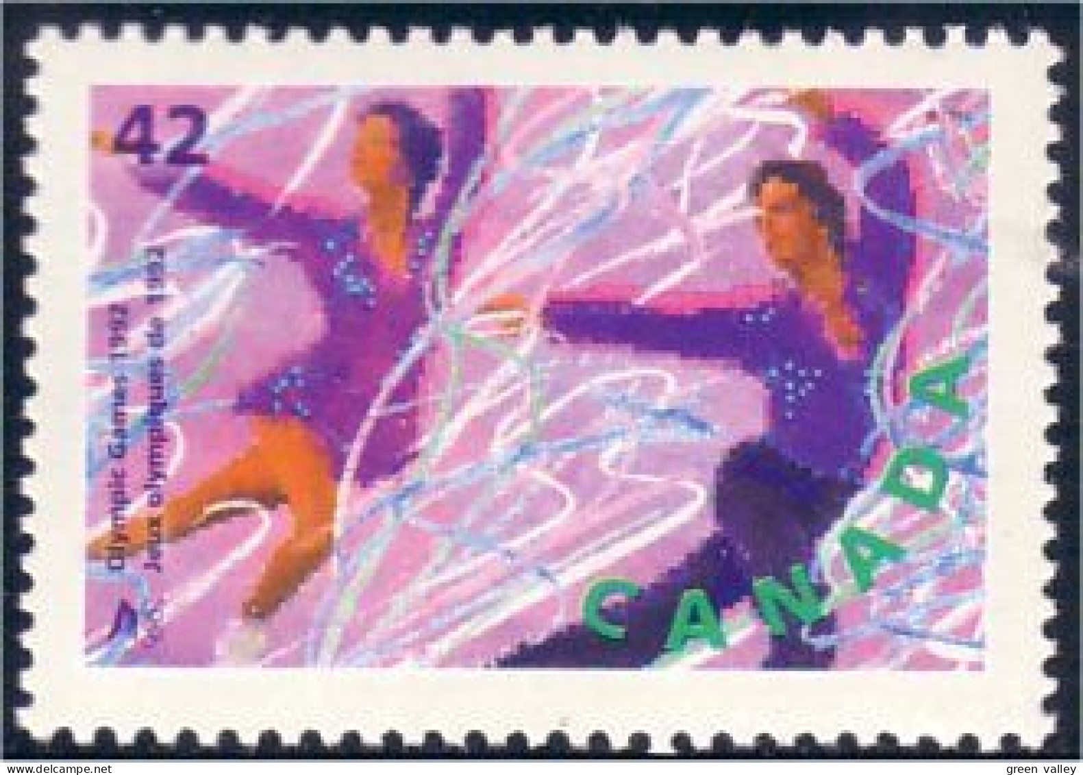 Canada Patinage Artistique Figure Skating Albertville MNH ** Neuf SC (C14-00c) - Hiver 1992: Albertville