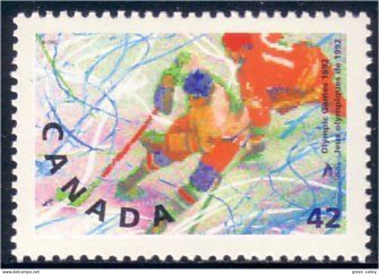 Canada Ice Hockey Sur Glace Albertville MNH ** Neuf SC (C14-01c) - Inverno1992: Albertville