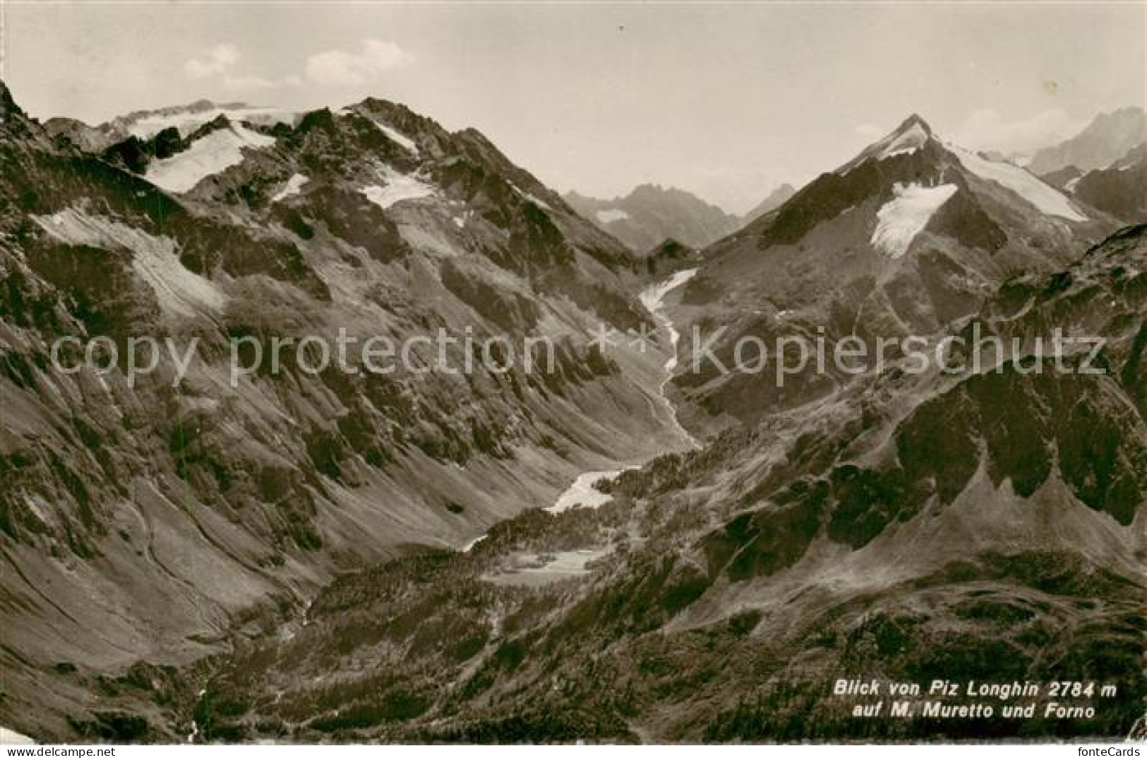 13794762 Forno Blick Vom Piz Longhin Auf Mt Muretto Und Forno Forno - Autres & Non Classés