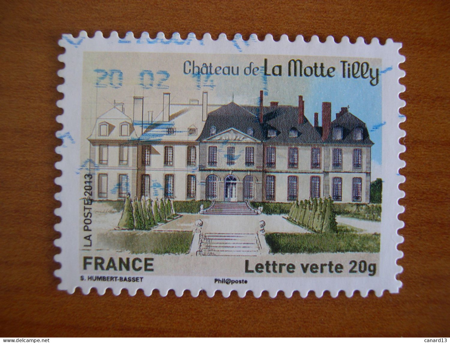 France Obl   N° 869  Cachet Rond Bleu - Usados