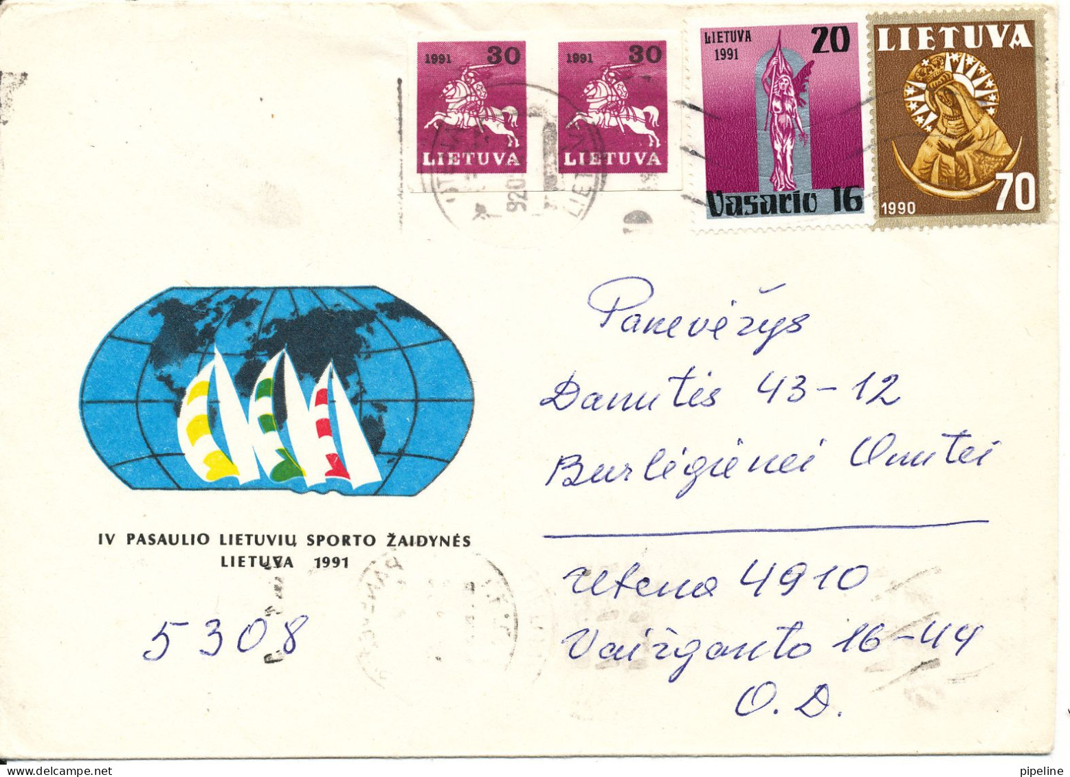 Lithuania Cover 1992 - Litouwen