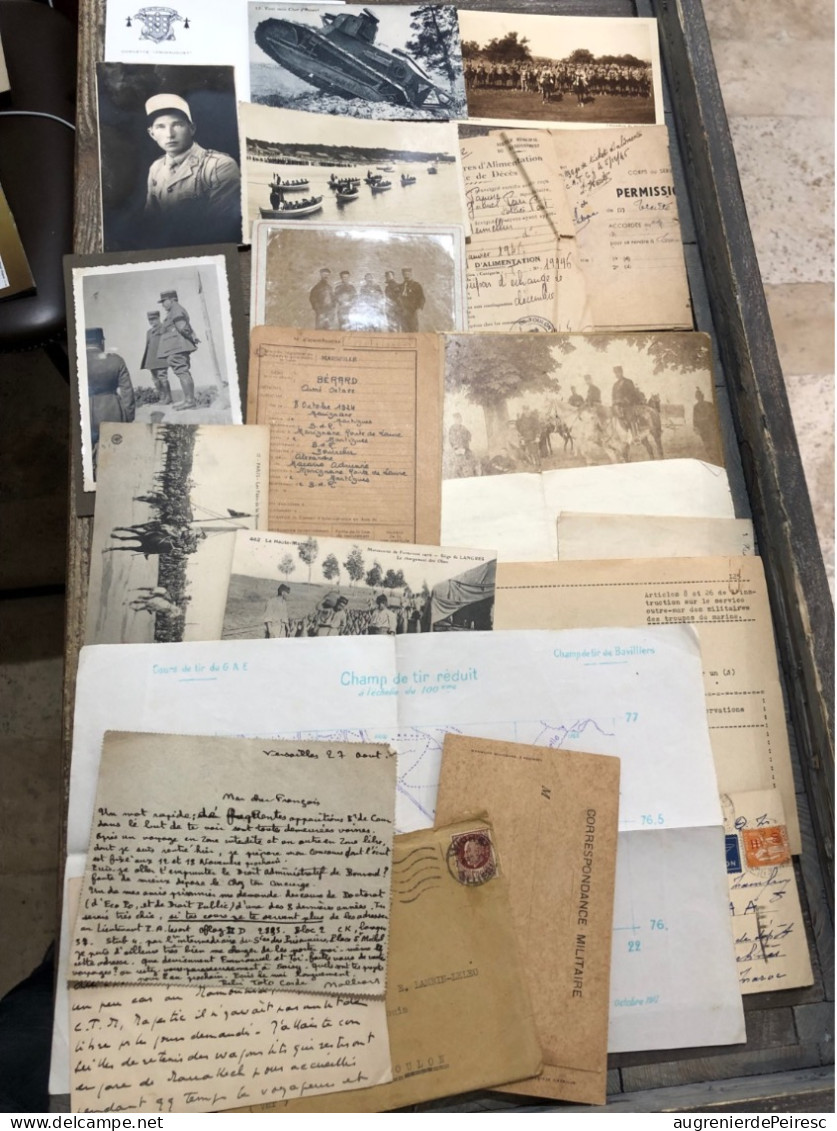 Lot De Photos, Lettres Et Cartes Militaria France 1939-1960 - Dokumente