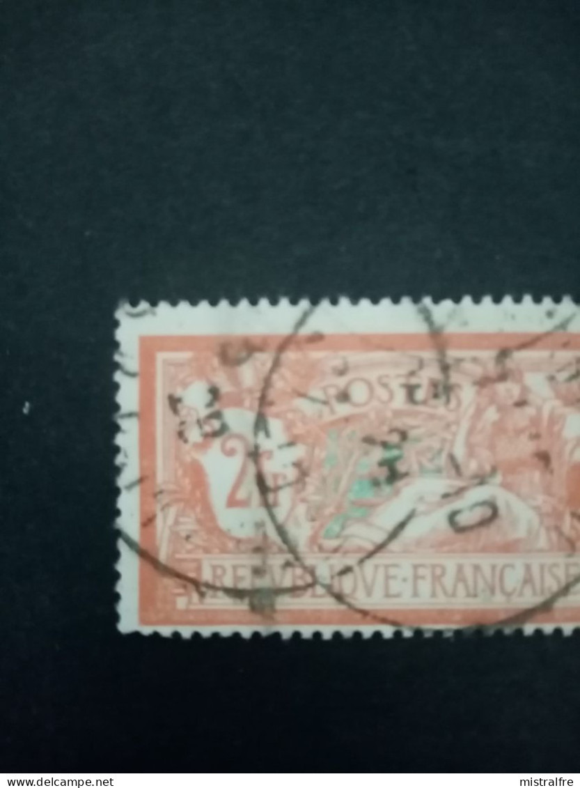 FRANCE. 1907. Type MERSON 2fr . N°145 C Ecusson Brisé , Côte YT 2023 : 305,00 € - Used Stamps