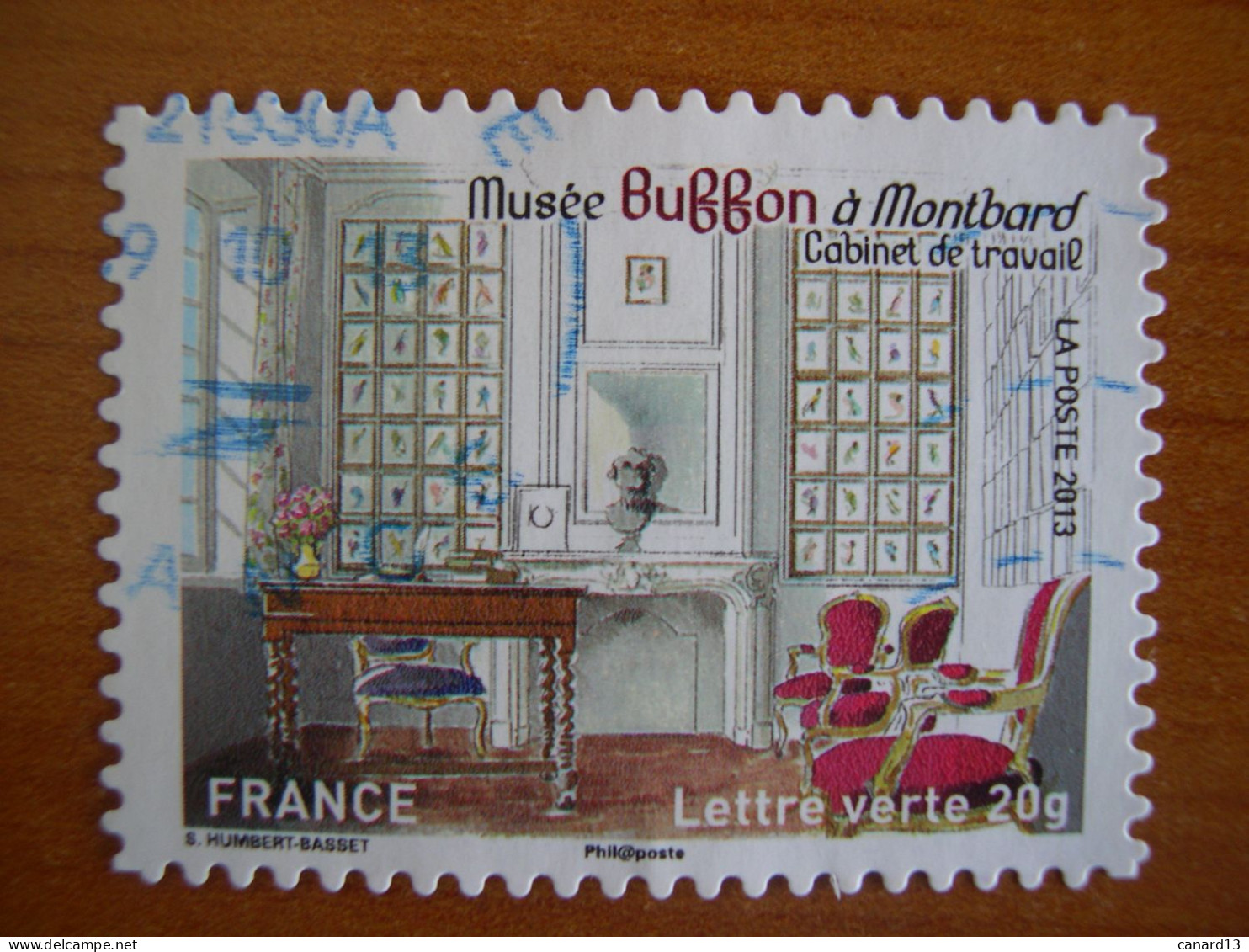 France Obl   N° 866  Cachet Rond Bleu - Used Stamps