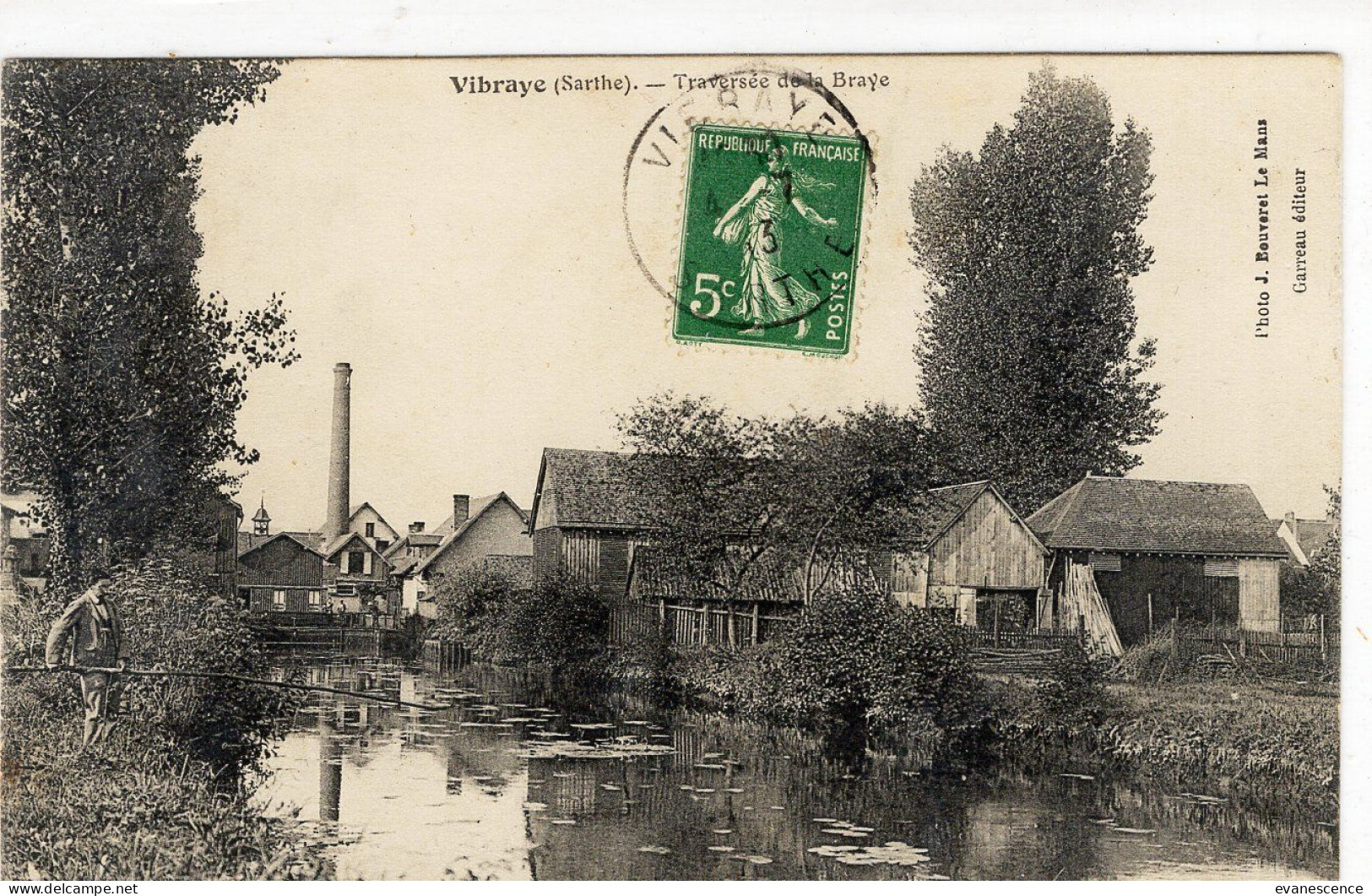 Vibraye :  Traversée De La Braye    ///  REF Avril 24 ///  BO.72 - Vibraye