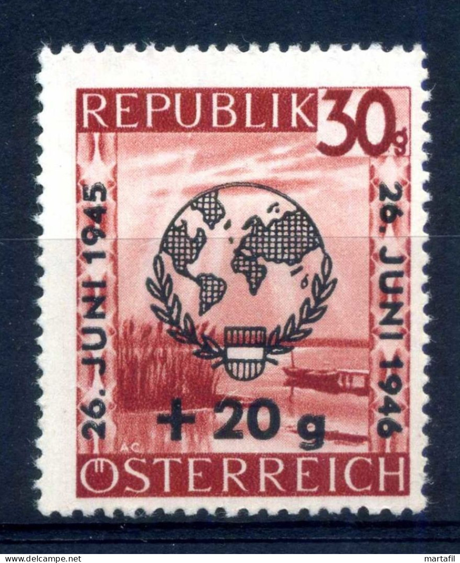 1946 AUSTRIA SET MNH ** 633 Ann. Nazioni Unite - Neufs