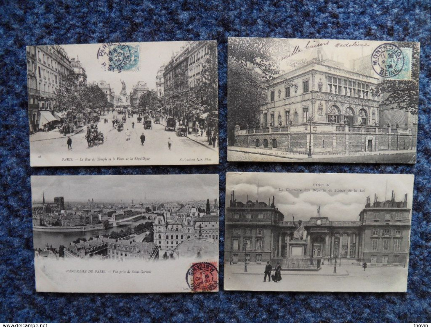 XAX067-Paris Lot de 45 CPA