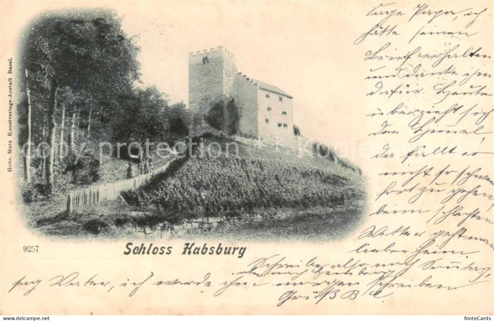 13794613 Schloss Habsburg Brugg AG Aussenansicht D. Schlosses  - Autres & Non Classés