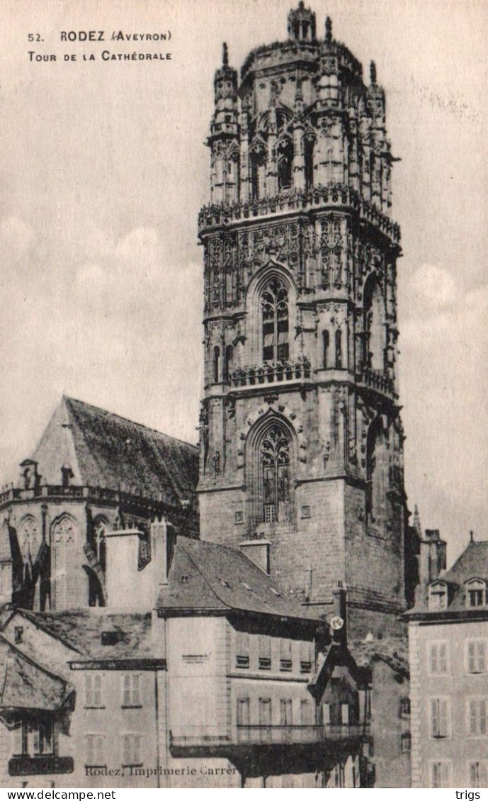 Rodez - Tour De La Cathédrale - Rodez