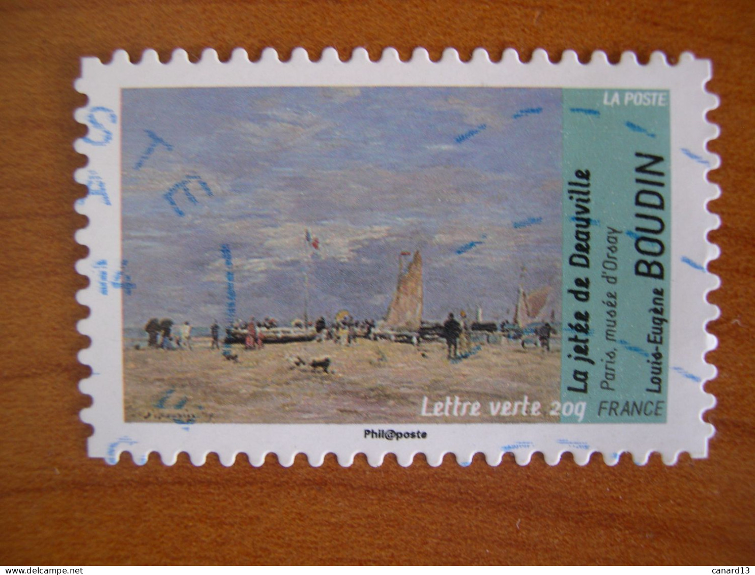 France Obl   N° 836  Cachet Rond Bleu - Gebraucht