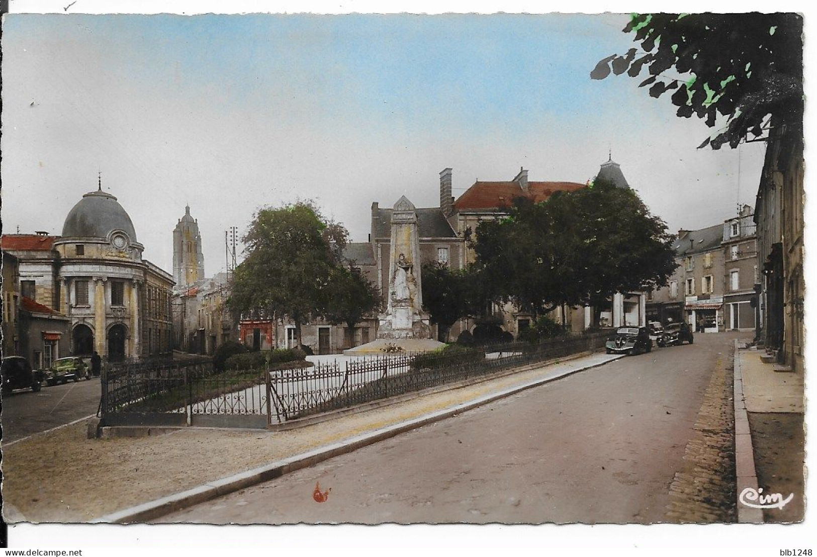 [79] Deux-Sèvres > Bressuire Square De La Poste Cliché Pas Courant - Bressuire