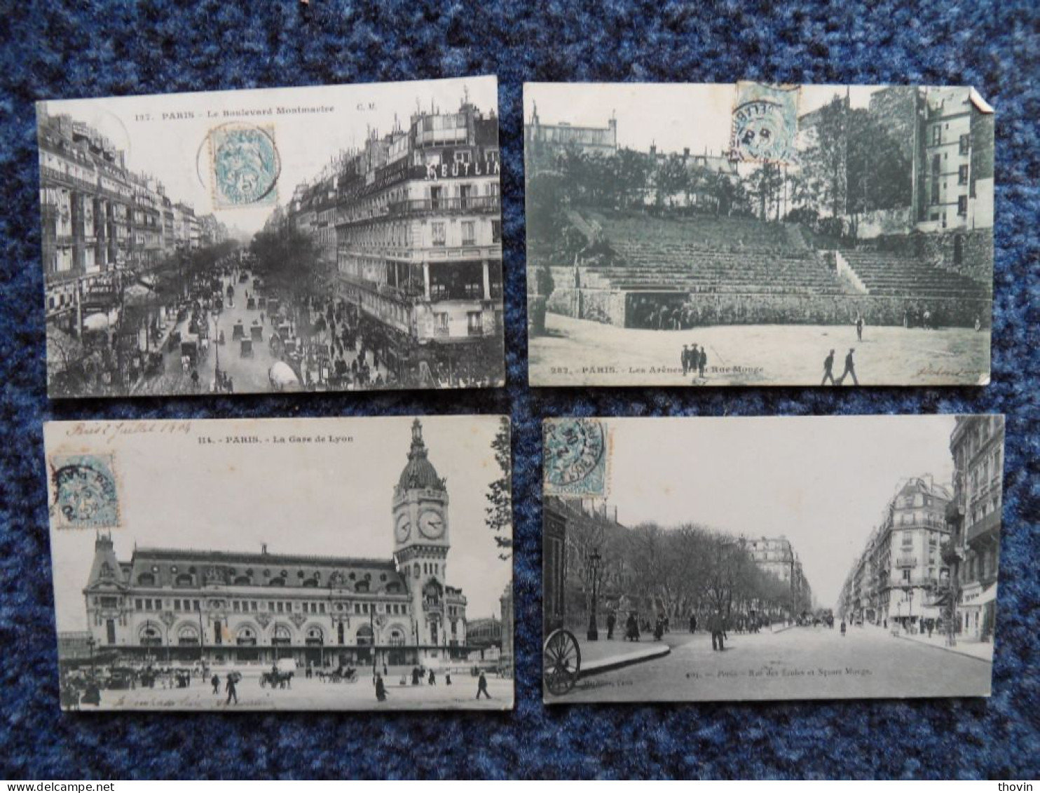 XAX066-Paris Lot De 45 CPA - Sets And Collections