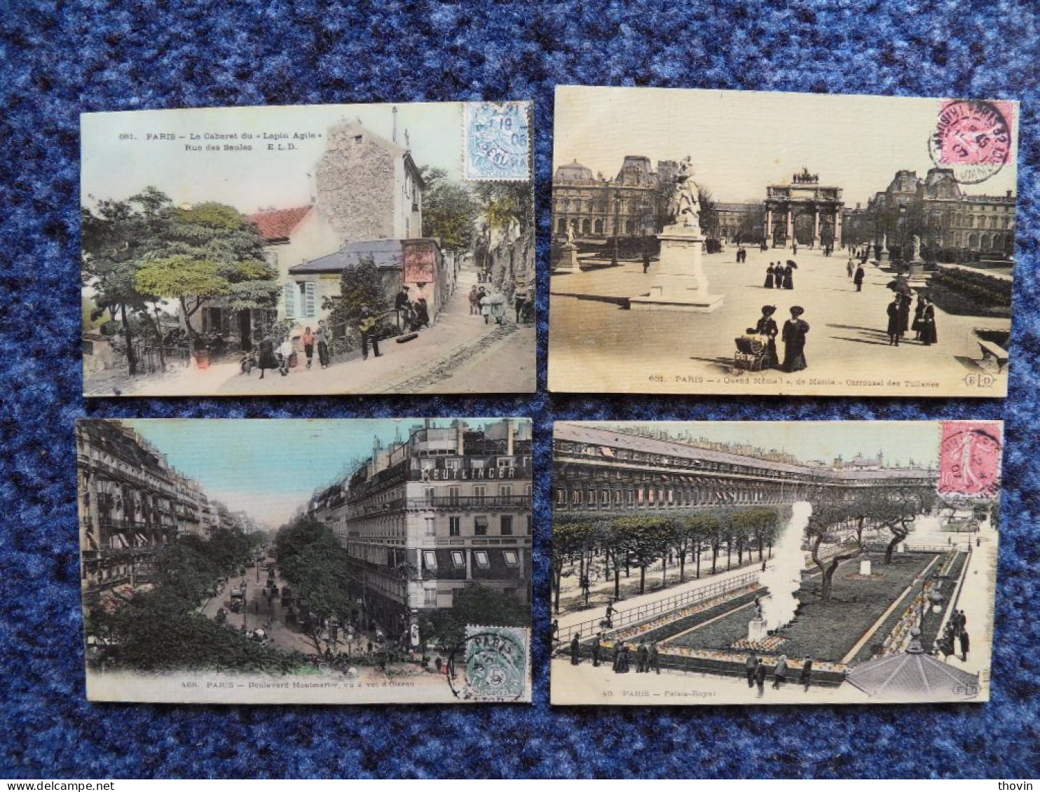 XAX066-Paris Lot De 45 CPA - Sets And Collections