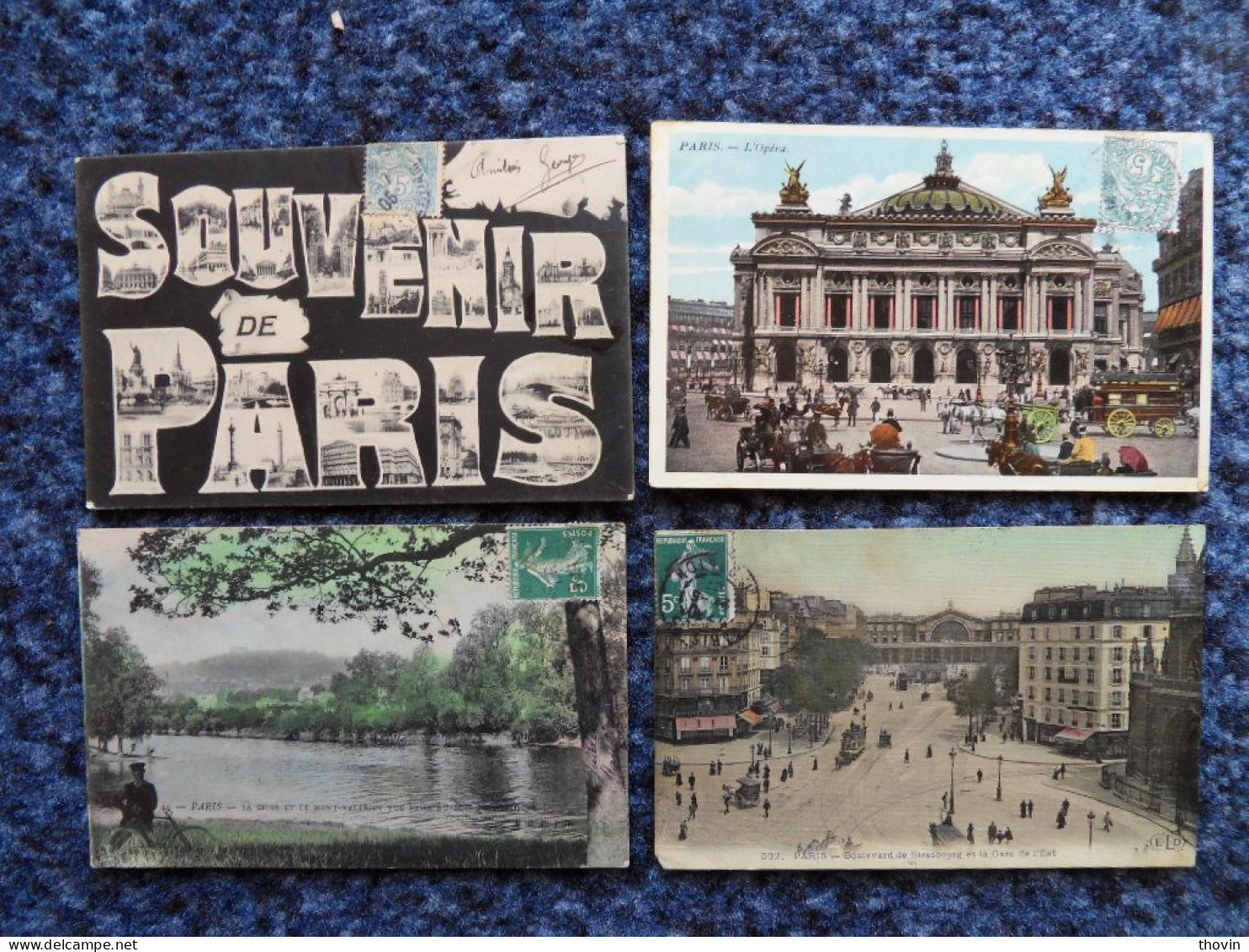 XAX066-Paris Lot De 45 CPA - Sets And Collections