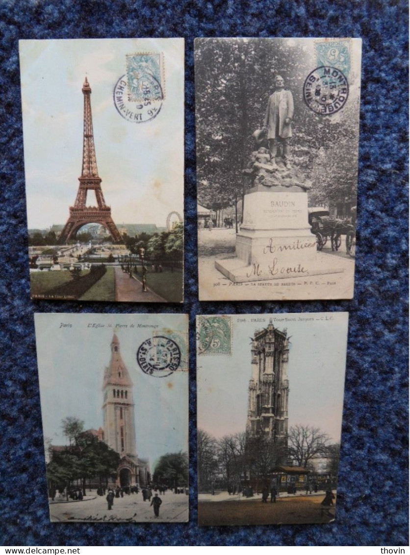 XAX066-Paris Lot de 45 CPA