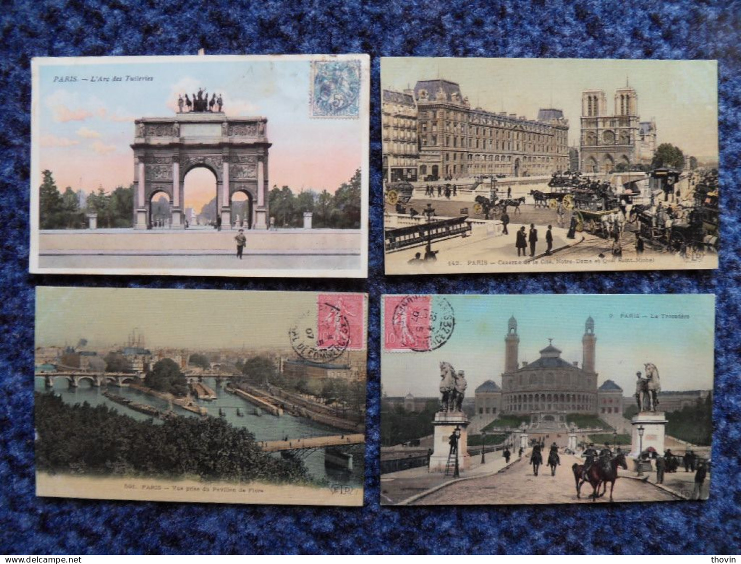 XAX066-Paris Lot de 45 CPA