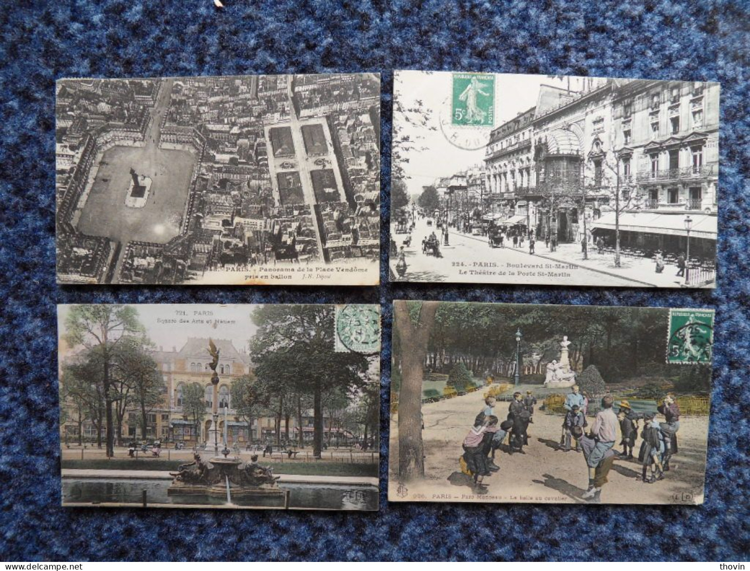 XAX066-Paris Lot de 45 CPA