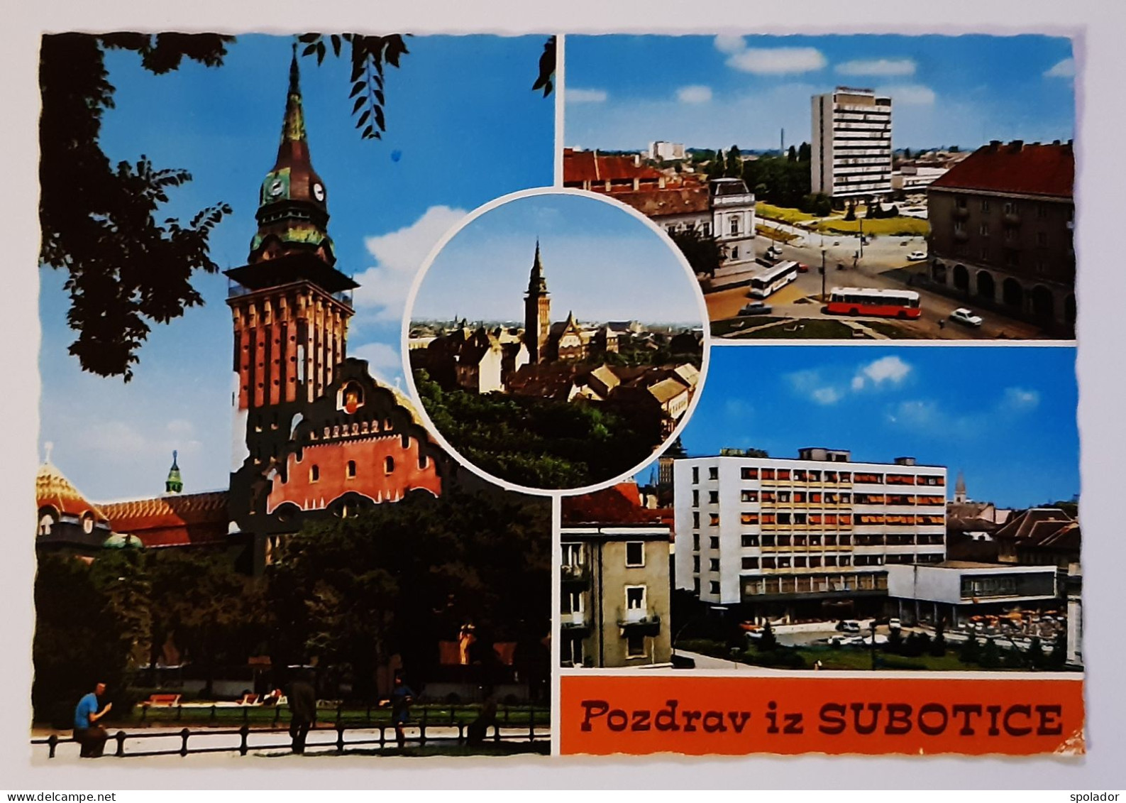 SUBOTICA-Ex Yugoslavia-Vintage Panorama Postcard-Serbia-Srbija-Pozdrav Iz Subotica-used With Stamp-1977 - Jugoslawien