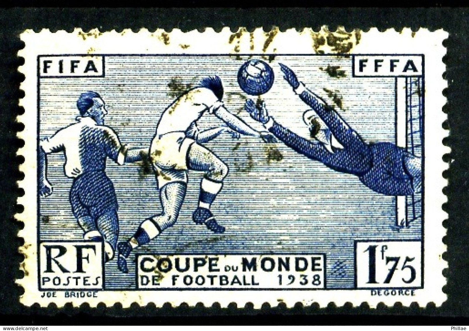 396 - 1F75 Football - Oblitéré - TB - Gebruikt