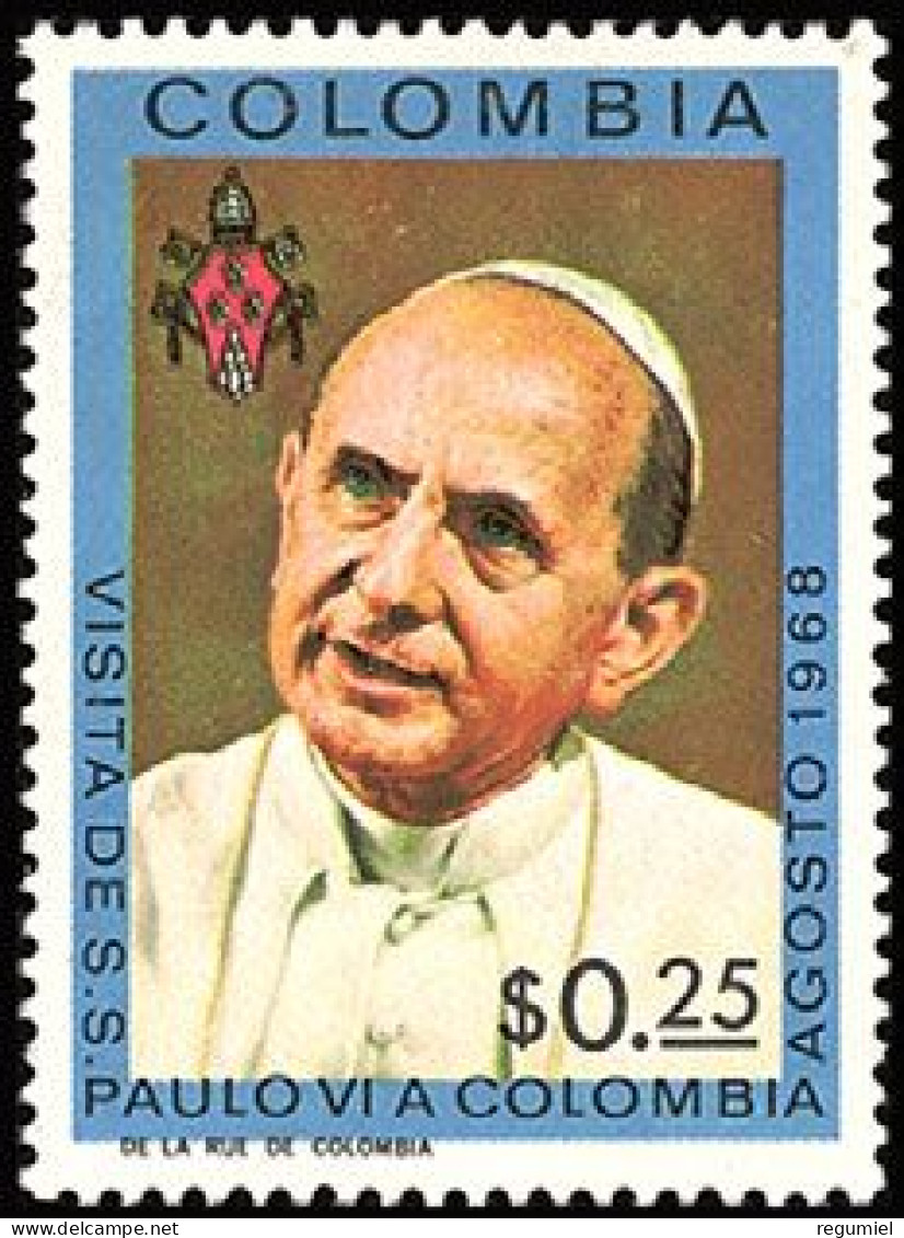 Colombia  642 ** MNH. 1968 - Kolumbien