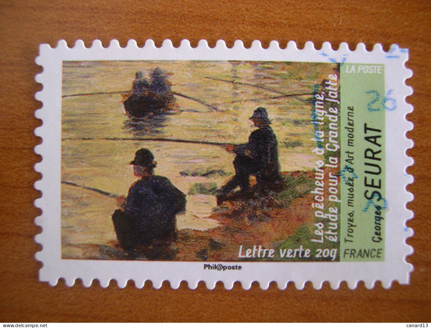 France Obl   N° 833  Cachet Rond Bleu - Gebraucht