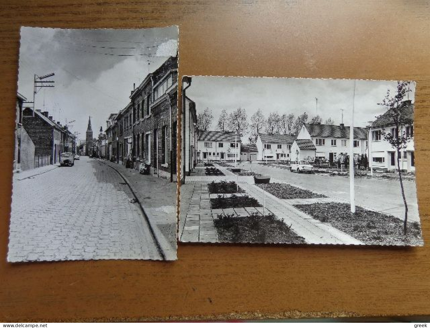 2 Kaarten Van Tielrode: Gentstraat (rug Beetje Geschonden) + Nieuwe Wijk -> Onbeschreven - Temse