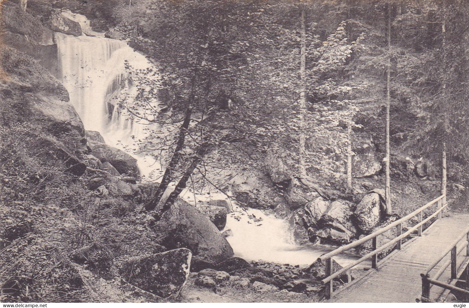 3347/ Triberg, Wasserfall, 1908 - Triberg