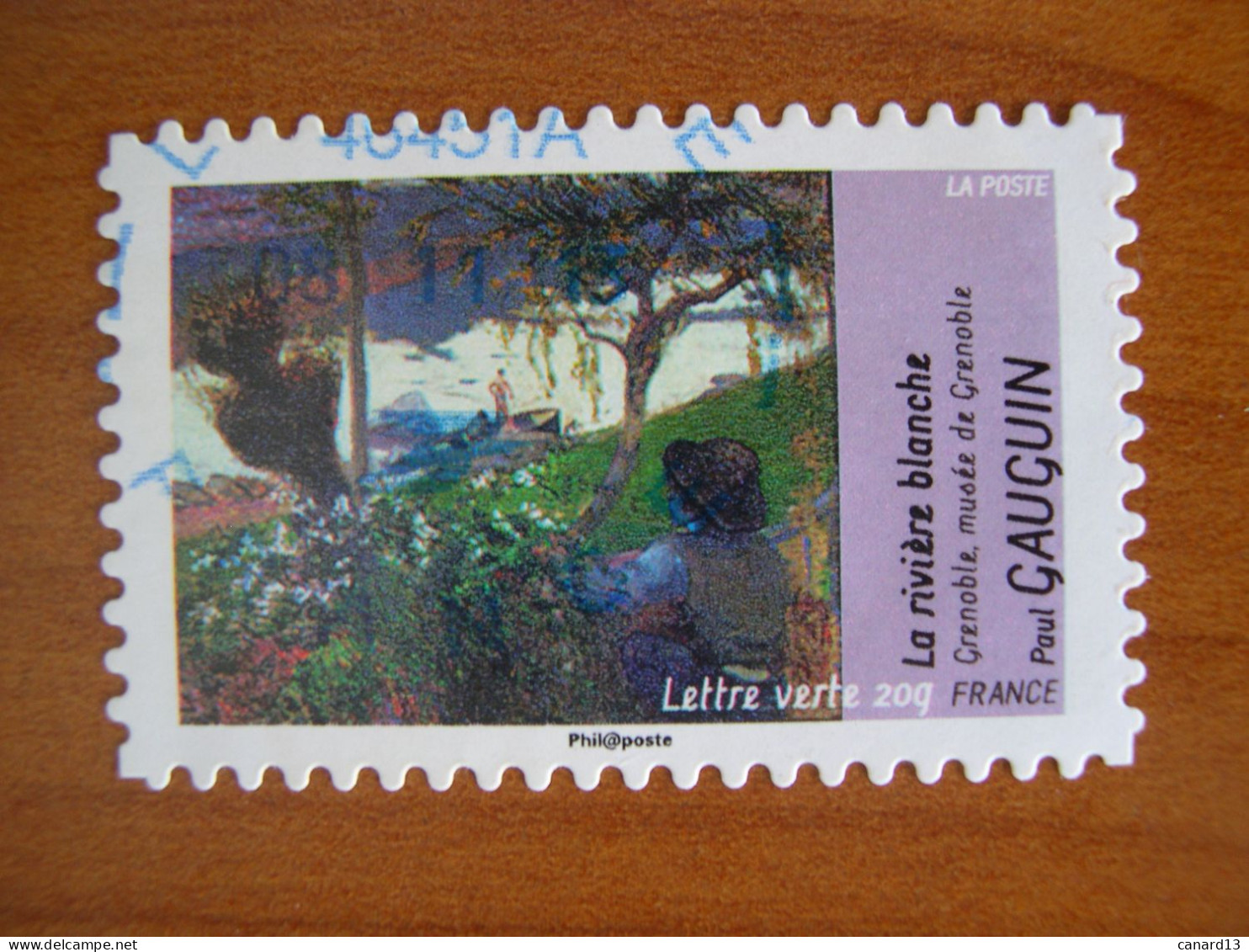 France Obl   N° 831  Cachet Rond Bleu - Gebraucht