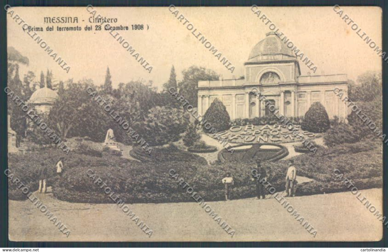 Messina Città Cimitero Cartolina ZB9528 - Messina