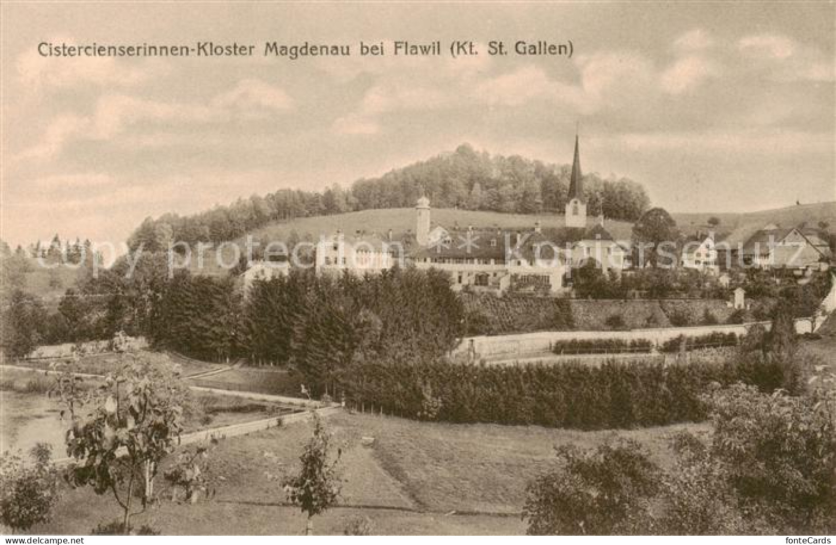 13794561 Magdenau Botsberg Flawil SG Cistercienserinnen-Kloster Magdenau Totalan - Sonstige & Ohne Zuordnung