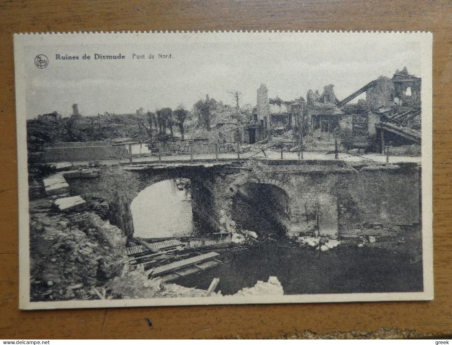 Ruines De Dixmude (Diksmuide) Pont Du Nord -> Onbeschreven - Diksmuide