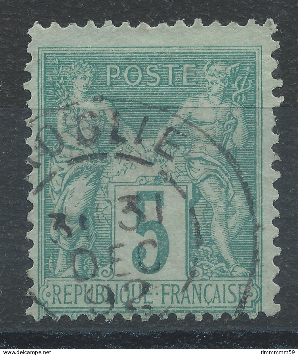 Lot N°82781   N°75, Oblitéré Cachet à Date De BROGLIE "EURE" - 1876-1898 Sage (Type II)