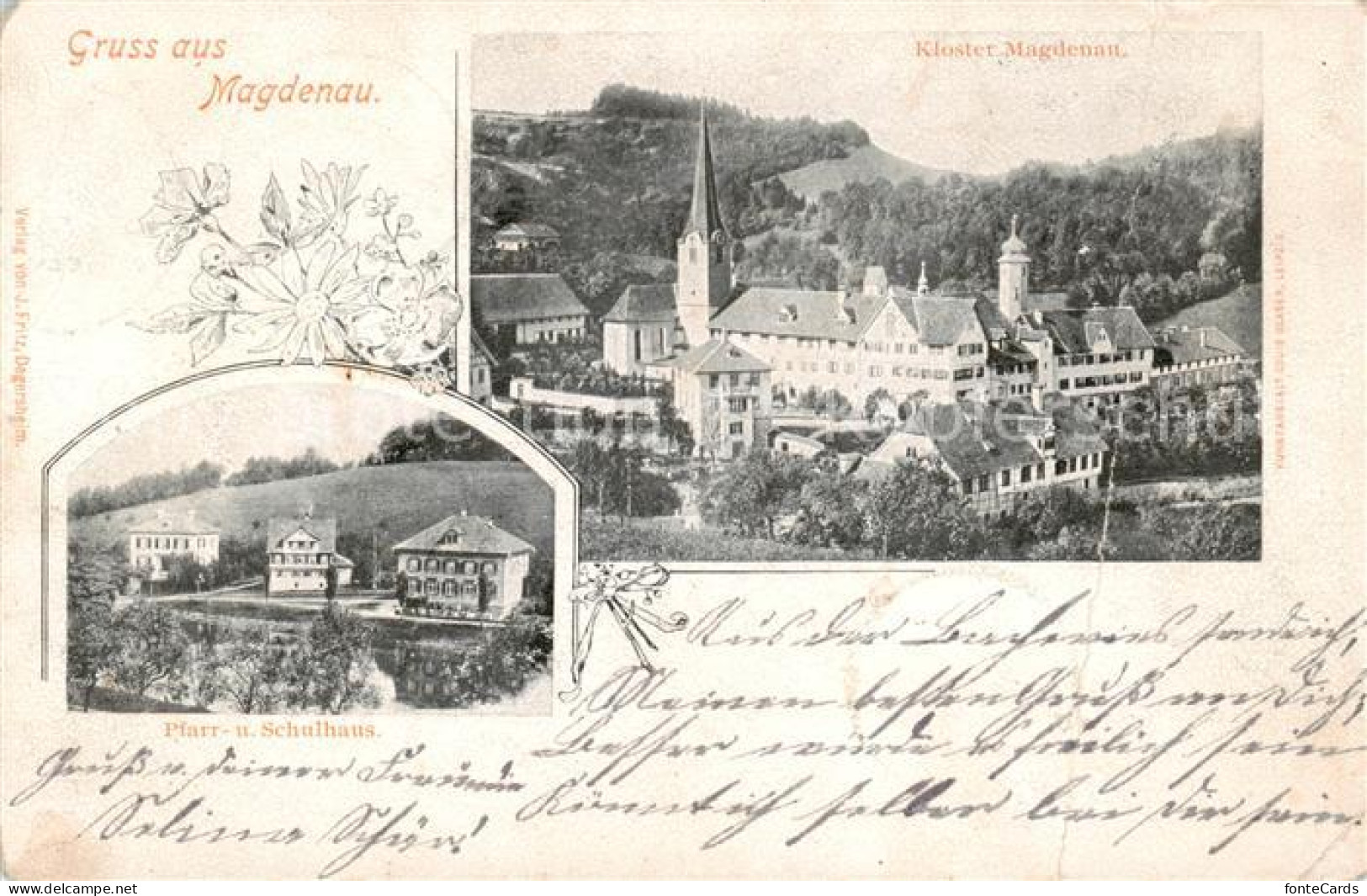 13794542 Magdenau Botsberg Flawil SG Kloster Magdenau U. Pfarr- U. Schulhaus  - Sonstige & Ohne Zuordnung