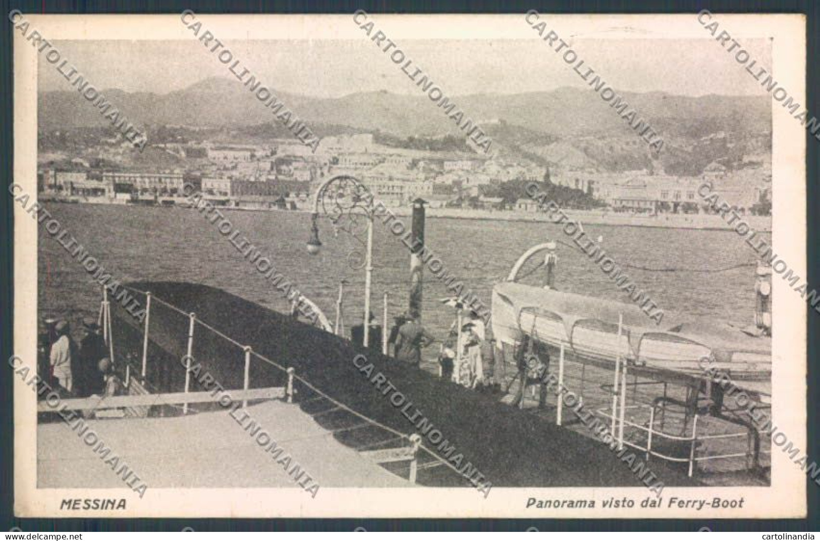 Messina Città Ferryboat Cartolina ZB9560 - Messina