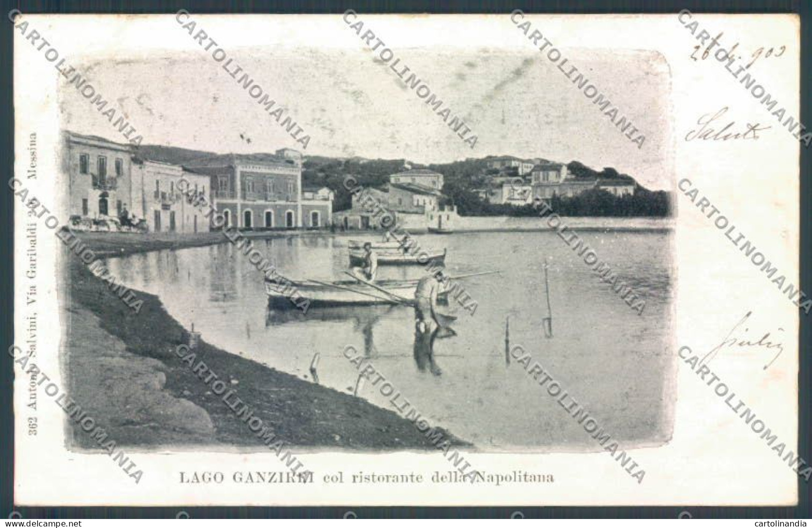 Messina Città Lago Ganzirri Cartolina ZB9604 - Messina