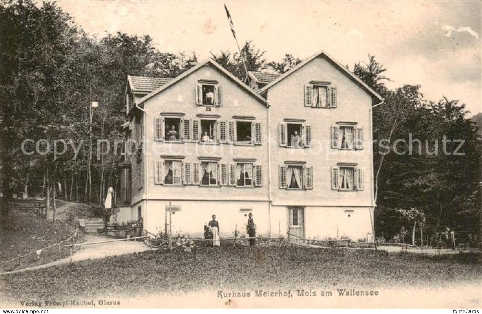 13794491 Mols  Walensee SG Kurhaus Meierhof Aussenansicht  - Sonstige & Ohne Zuordnung