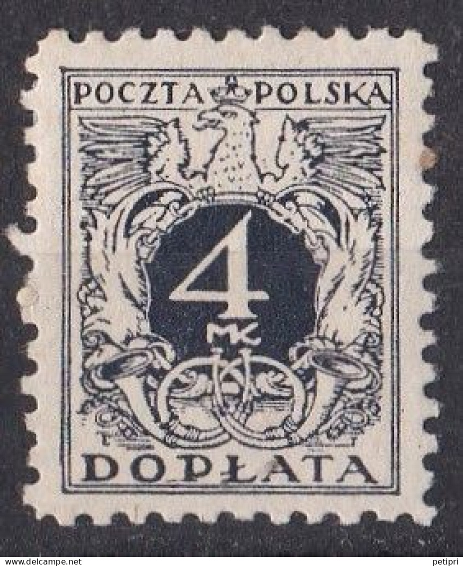 Pologne - Taxe   Y & T N °  39 Neuf * Avec  Charnière - Impuestos