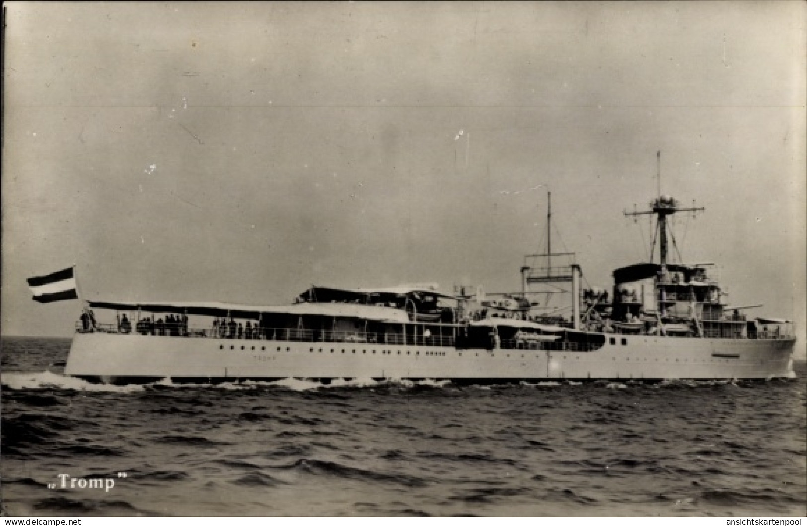 CPA Niederländisches Kriegsschiff, Hr.Ms. Tromp - Autres & Non Classés