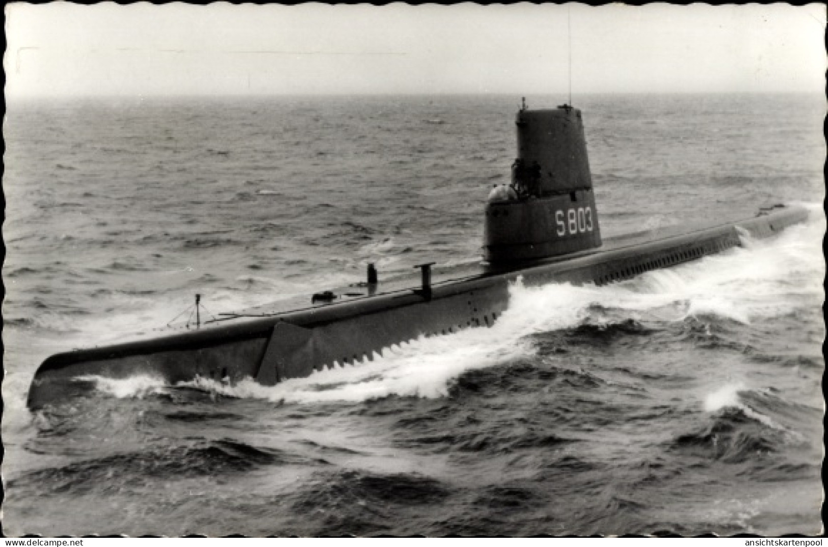 CPA Niederländisches U Boot, Hr.Ms. Zeeleeuw, S 803 - Autres & Non Classés