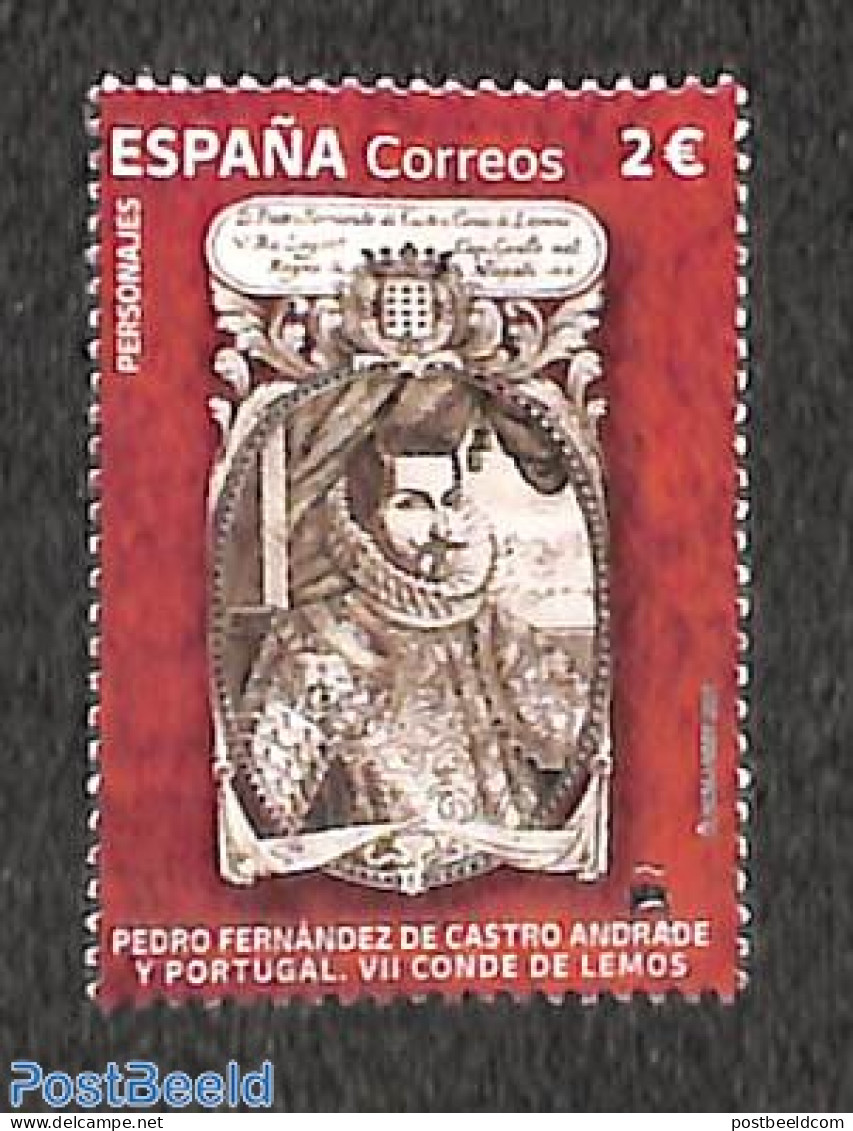 Spain 2021 Pedro Fedez De Castro Andrade 1v, Mint NH - Nuevos