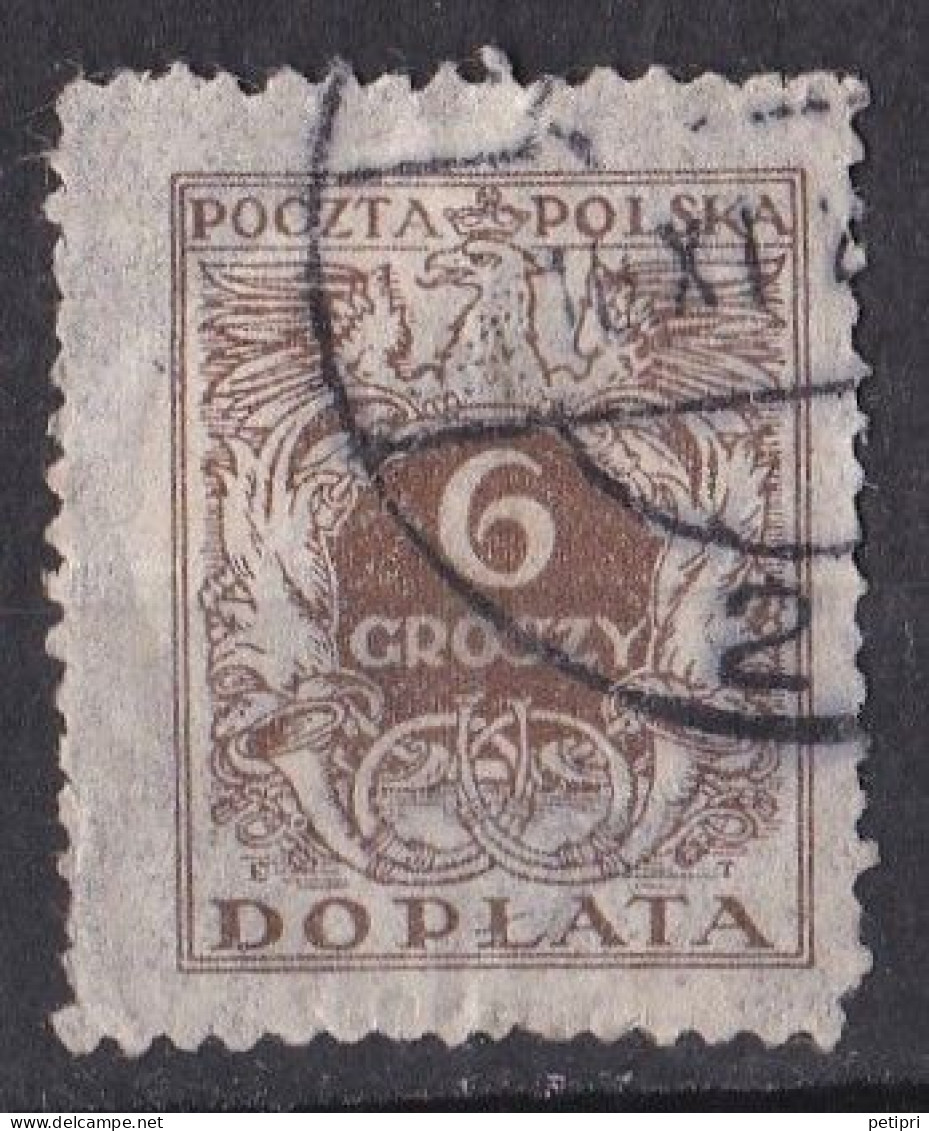 Pologne - Taxe   Y & T N °  68  Oblitéré - Portomarken