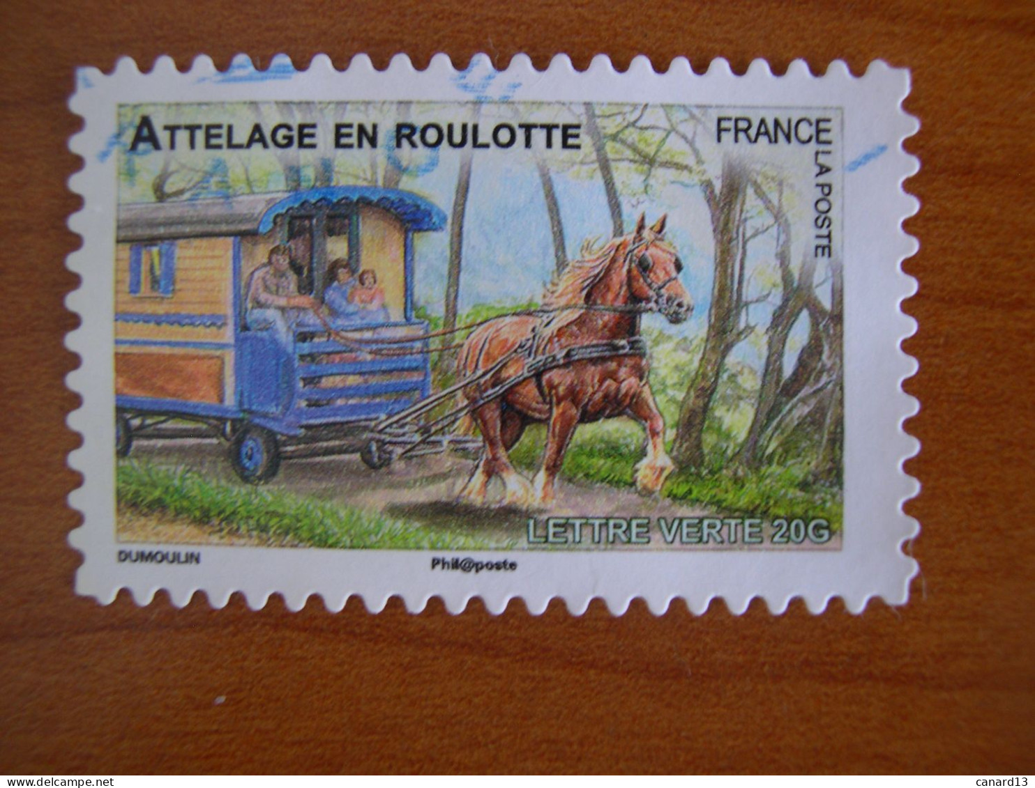 France Obl   N° 820  Cachet Rond Bleu - Used Stamps